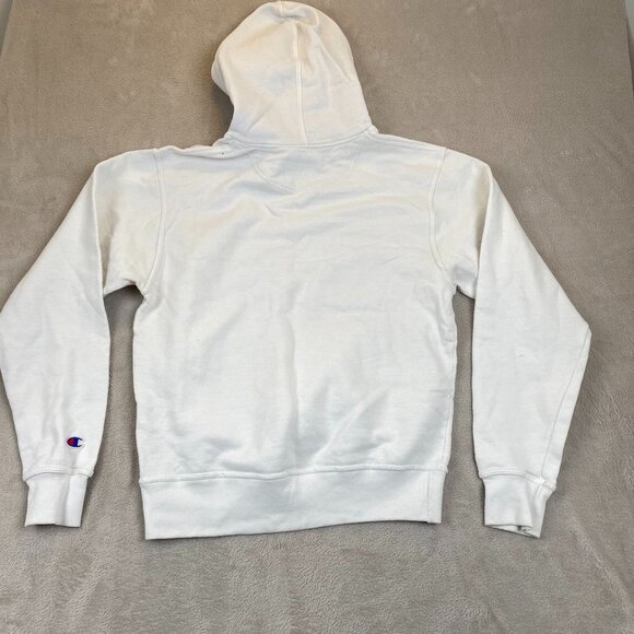 Champion Unisex Hoodie Sweatshirt Small White Athleticwear Pullover Classic - Picture 12 of 12